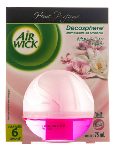 Difusor Esfera Air Wick Magnolia Y Flor 75 Ml