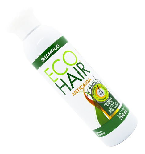 Shampoo Ecohair Anticaída 3 en 1 en botella de 200mL por 1 unidad