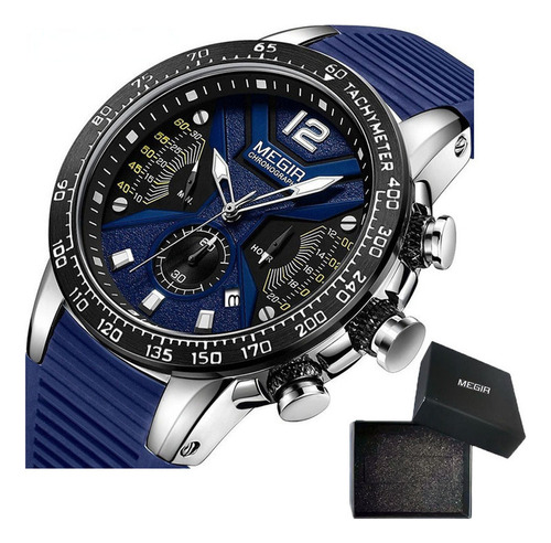 De Relojes Deportivos De Cuarzo Megir Chronograph Luminous