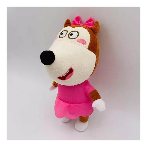 2 Unids/set 30 Cm Anime Wolfoo Family Figuras De Peluche