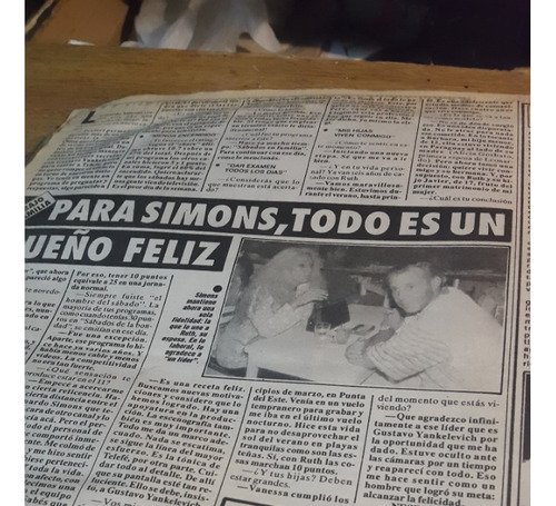 Revista Flash N° 669 Año 1993 Leonardo Simons Sueño Feliz