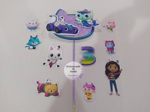 Adorno Para Torta Topper 3d Personalizado Cumple Tematicas