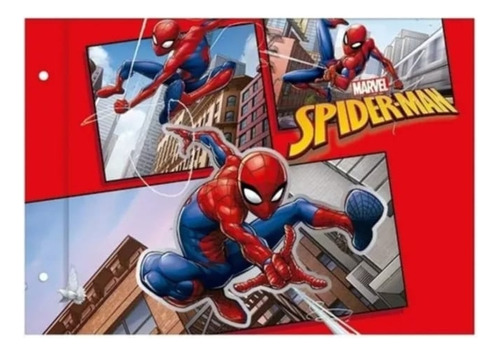 Carpeta De Dibujo N5 Spiderman Cartone Mooving