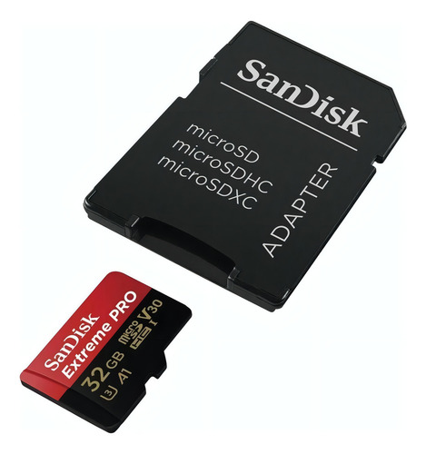 Memoria Micro Sdhc 32gb Sandisk Extreme Pro U3 4k 100mbps Ct