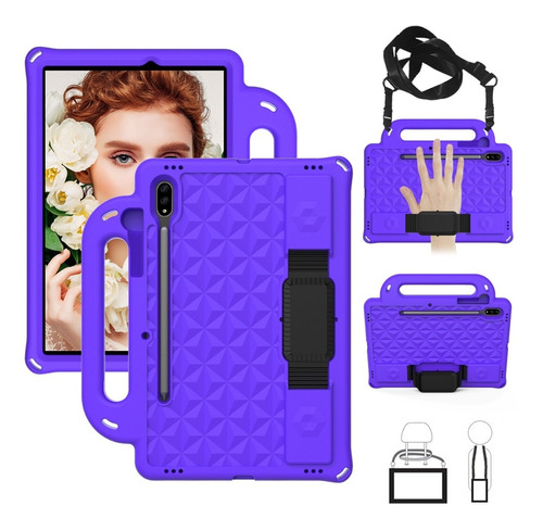 Funda Rudo Samsung Galaxy Tab S7 11 Sm T870 T875 Goma Correa