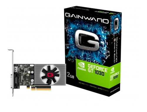 Imagem 1 de 3 de Placa De Video Nvidia Gt 1030 2gb Ddr4 64bits Gainward