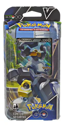 Cartinhas Pokémon Go Deck 60 Cartas Ilustradas Colecionáveis