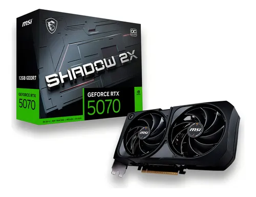 Placa De Video Nv Rtx5070 12gb G7 192bits S 2x Oc Msi