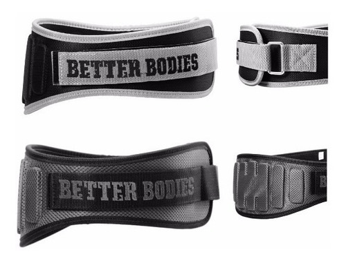 Pro Lifting Belt Better Bodies Cinturón Pesas Negro Y Gris