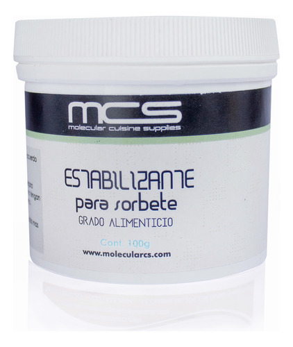 Estabilizante De Sorbete 100 G Cocina Molecular
