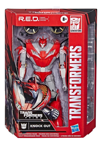 Muñeco Transformers Prime Knock Out R.e.d Hasbro