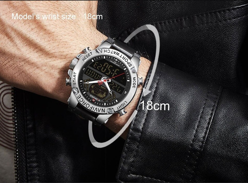 Relogio Naviforce Masculino 9164 Pulseira De Couro