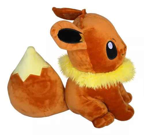 Eevee Pokemon Pelucia Etiqueta Pokémon Center Boneco Pelúcia