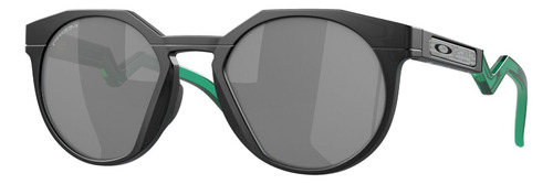 Óculos de sol Oakley Hstn Oo9242 924210, tamanho 52, armação preto com verde lente Preto Prizm