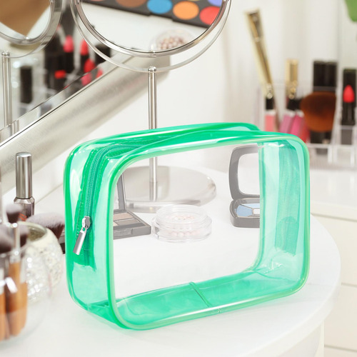 Organizador Transparente Para 5 Bolsas De Cosméticos, Color