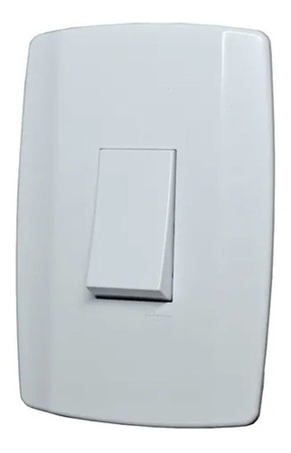 Espelho 4x2 C/ Interruptor Paralelo Vertical 10a Slim Ilumi Cor Branco