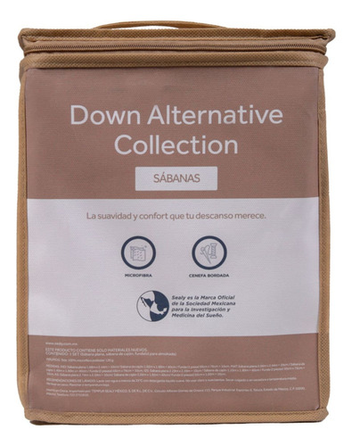 Sabanas Sealy Down Alternative queen size