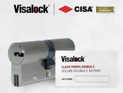 Cilindro De Perfil Doble C De 70mm Visalock By Cisa