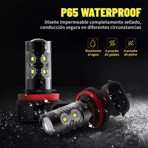 Kit Luces Led H4 H11 Luz Alta/baja/niebla For Nissan