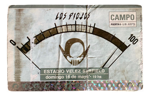 Lote Entradas Antiguas Los Piojos 1999-2004 (Usado)