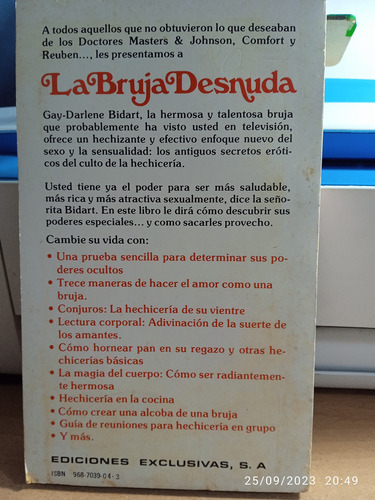 La Bruja Desnuda (Usado)