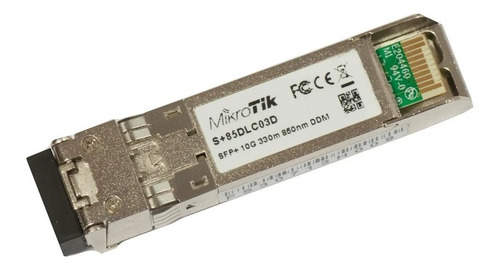 Modulo De Fibra Mm Mikrotik Sfp 10g 10gigabit 850nm Lc