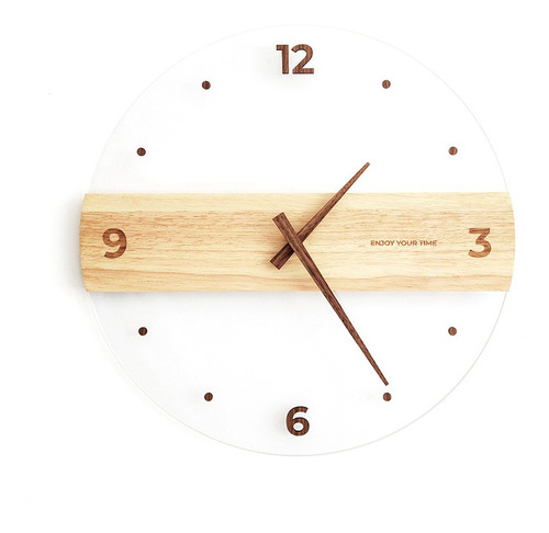 Reloj De Pared Silencioso, Redondo, Decorativo, Moderno, Pan