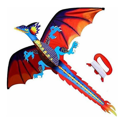 Hengda Kite-upgrade Dragon Clasico Cometa-facil De Volar -