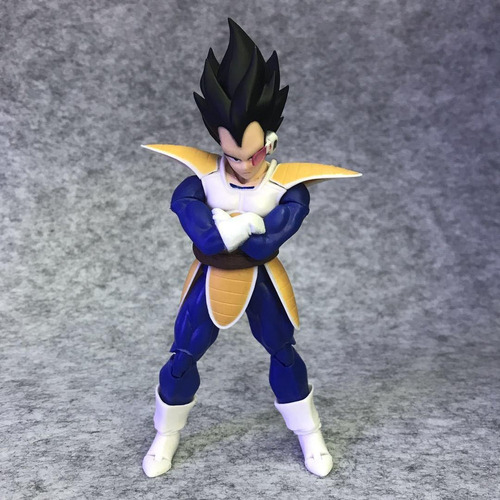 Boneco De Ação Dragon Ball Shf Vegeta, Modelo Super Saiyan,