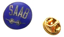 Comprar Pin Esmaltado Saab Antiguo Insignia Publicitario Automo Club