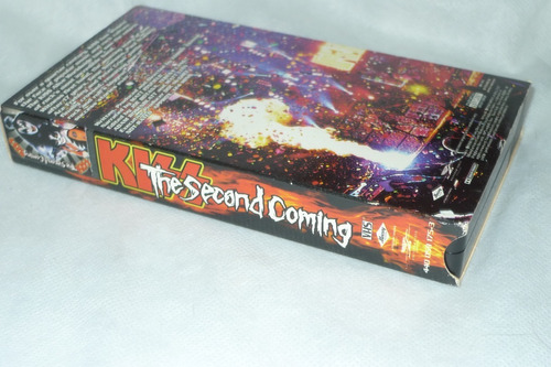 Imagem 3 de 4 de Fita Vhs Kiss The Second Rock 1998 Rara