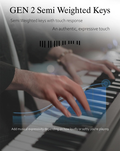 Teclado De Piano De 88 Teclas Longeye Teclado Digital P...