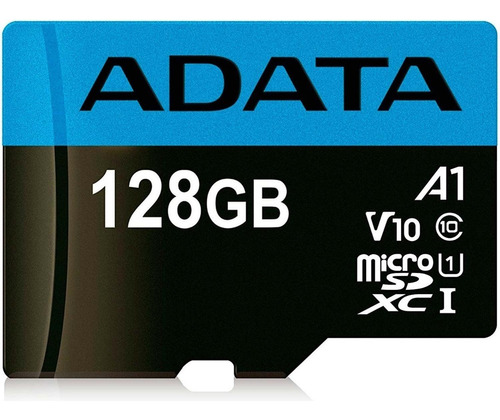 Memoria Micro Sdxc 128gb Adata Clase 10 Video Full Hd V10 Juegos A1