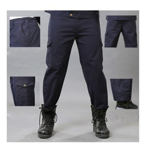 Pantalon De Cargo Tipo Comando En Gabardina