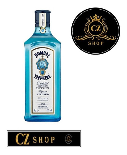 Ginebra Bombay Sapphire  500 Ml - mL a $238