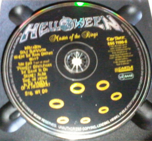 Helloween - Master Of The Rings 2 Cds 1era Ed. Heavy Metal