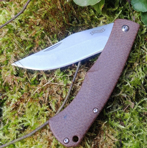 Cuchillo Umarex Walther Ctk Acero 440c Hoja 7,8cm Color Marrón