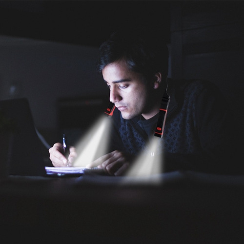 Lámpara De Cuello Led Para Leer Libros, Linterna Nocturna Pa