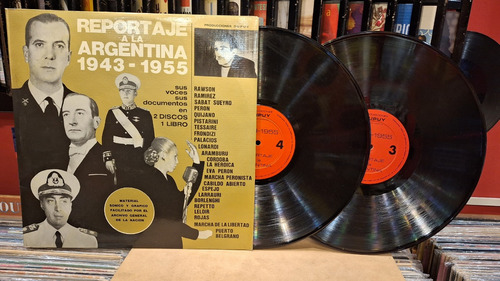 Reportaje A La Argentina 1943-1955 Vinilo Doble + Libro Nm