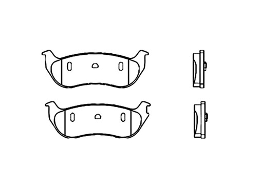 Juego  Balatas Ford Explorer 09 Traseras