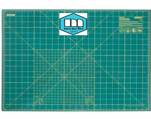 Base Tabla Tablero De Corte A1 Medidas 90x60 Cm Patchwork Color Verde  Oscuro