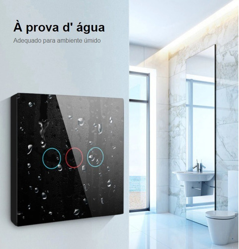 Interruptor Touch 2 Botoes Casa Inteligente Wifi Alexa Googl