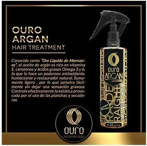 Imagen 2 de 4 de Ouro Argan Termo Protector Express 125 Ml Fragancia Del Tratamiento Argán