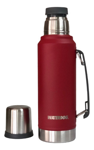 Termo Waterdog 1 L Acero Inoxidable Ombu 1000 Tapón Cebador Color Rosa flamenco