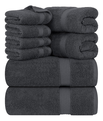 Juego De Toallas Utopia Towels Premium De 8 Piezas, 2 Toalla