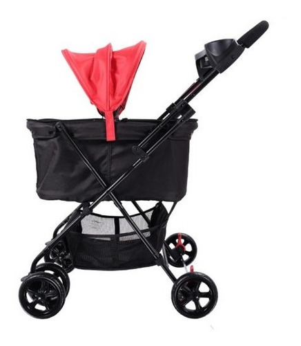 Imagen 5 de 9 de Coche Mascota Paseo Ibiyaya Easy Strolling Buggy Rouge 20 Kg