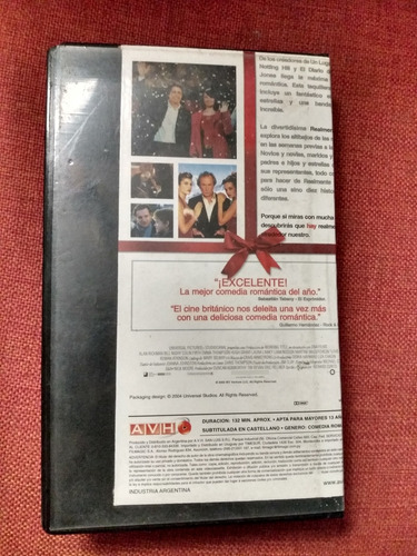 Realmente Amor Vhs Hugh Grant Liam Neeson Emma Thompson (Usado)