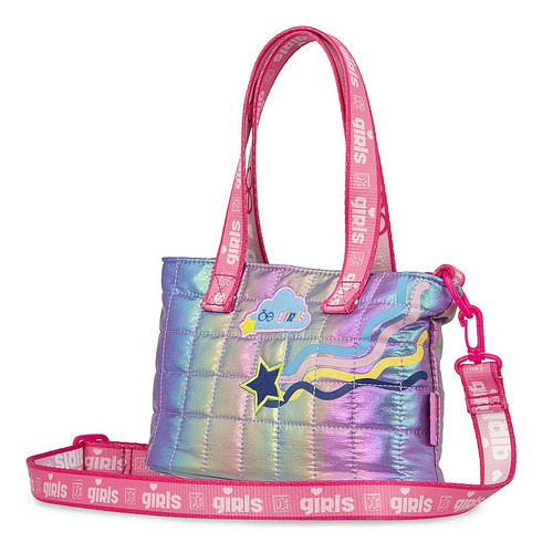 Bolsa Niñas Tote Cloe Didrali Mediano Color Violeta