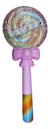 Varita Luminosa Diseño Lollipop Con Luz Color Rosa Cutie Life IKVAR0004