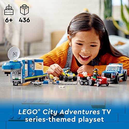 Kit De Construcción Lego City Police Mobile Command Truck 60